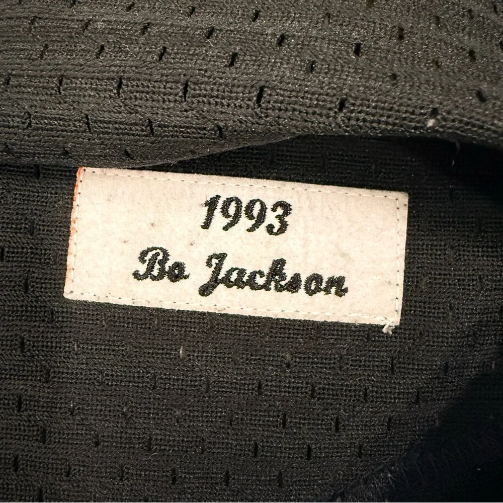 Mitchell & Ness Bo Jackson Chicago White Sox Batting Practice Jersey Black Lg. - Picture 10 of 14